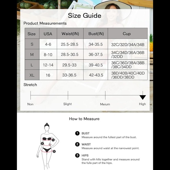 Women’s Halter Knot Tie Triangle Top And Brazilian Bottom Bikini Set - Picture 3 of 8